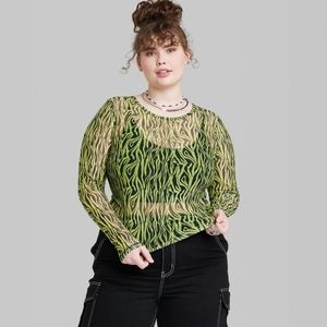 Wild Fable mesh shirt